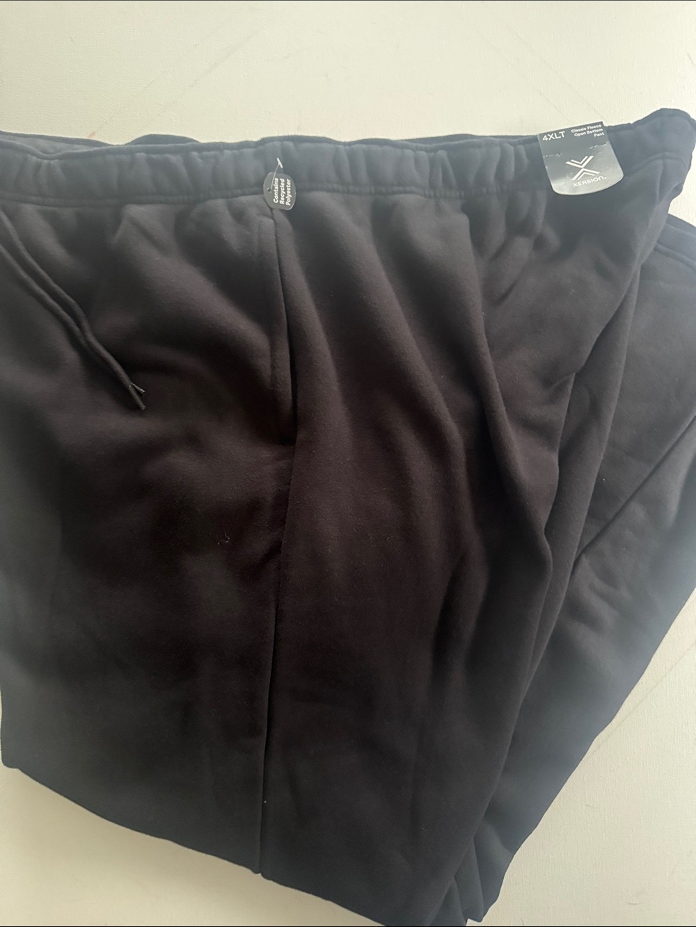 Black Sweatpants Mens 4X Tall Xersion 4XLT